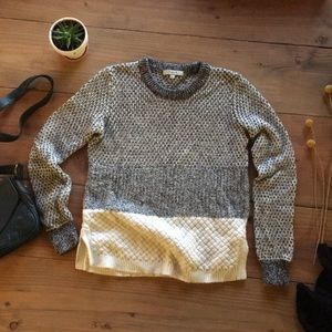 Madewell two Tone Sweater xxs